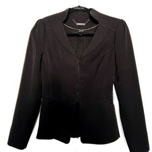 White House Black Market Black Blazer size 00